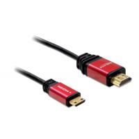 DeLOCK HDMI Mini Cable - 5.0m HDMI kabel 5 m HDMI Type A (Standaard) HDMI Type C (Mini) Zwart - thumbnail