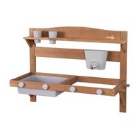 roba Houten speelgoed keuken om op te hangen (85x35x65, Teak) - thumbnail