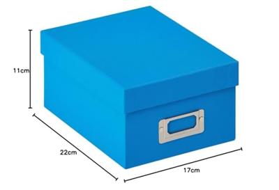 walther+ design FB-115-U Fotoalbum (b x h) 22 cm x 17 cm Blauw