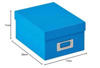 walther+ design FB-115-U Fotoalbum (b x h) 22 cm x 17 cm Blauw - thumbnail