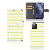 iPhone 12 | 12 Pro (6.1") | Telefoon Hoesje | Waves Yellow - thumbnail