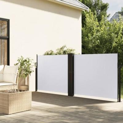 VidaXL Windscherm uittrekbaar 120x600 cm wit VidaXL Windscherm uittrekbaar 120x600 cm wit