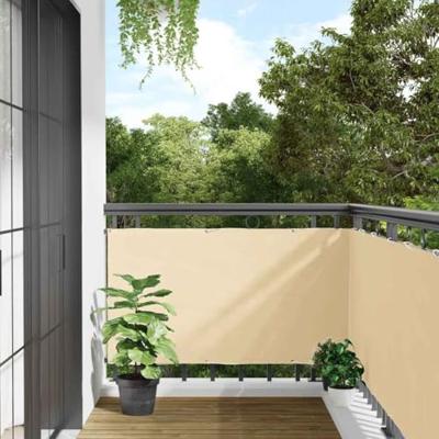 VidaXL Balkonscherm 600x90 cm pvc crèmekleurig