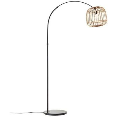 Brilliant Rotan booglampNikka 171cm - 93178/76