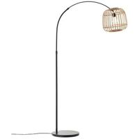Brilliant Rotan booglampNikka 171cm - 93178/76 - thumbnail