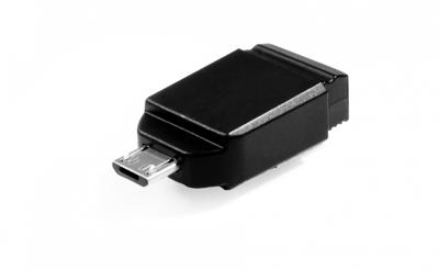 NANO USB Drive - USB-flashstation - 64 GB - USB 2.0 - met Micro USB Adapter