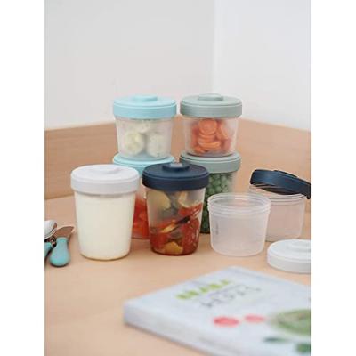 BEABA Set 1ste leeftijd 6 porties clip - (2x90ml + 4x150ml)