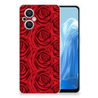 OPPO Reno8 Lite TPU Case Red Roses - thumbnail