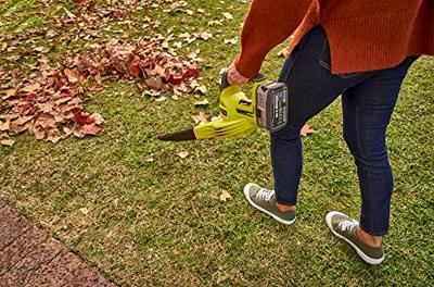 Ryobi OBL1820S cordless leaf blowers 245 km/h Zwart, Groen - thumbnail