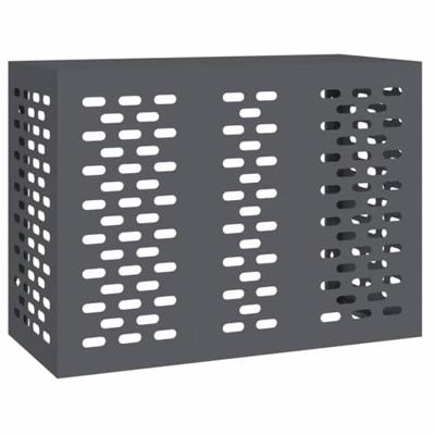 VidaXL Airconditioner hoes antraciet 110 x 50 x 80 cm staal VidaXL Airconditioner hoes antraciet 110 x 50 x 80 cm staal