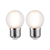 Paulmann 28639 LED-lamp Energielabel F (A - G) E27 5 W Warmwit (Ø x h) 45 mm x 78 mm 2 stuk(s) - thumbnail
