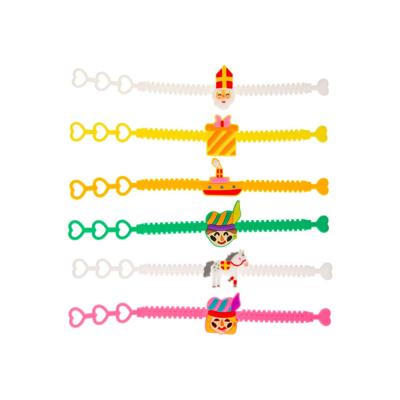 Duckiez Lg-imports armbandjes sinterklaas, set van 12st.