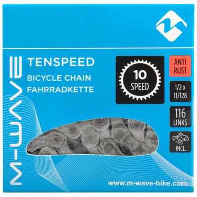 M-Wave (kmc) ketting 10-speed 11/128 116 schakels anti roest in box