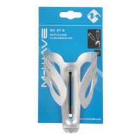 M-Wave bidonhouder aluminium zilver - thumbnail