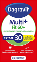 Dagravit Totaal 30 Multi+ Fit 60+ Tabletten - thumbnail