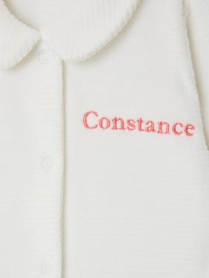 Set van 2 geribd fluwelen babyslaappakjes met opening voor rozen Set van 2 geribd fluwelen babyslaappakjes met opening voor rozen