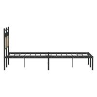 Bedframe zonder matras hout sonoma eikenkleurig 120x200 cm - thumbnail