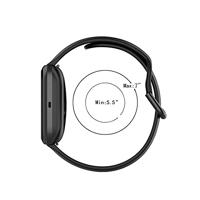 Fitbit Versa 1 / 2 & Lite siliconen sportbandje met gespsluiting - Grijs - Maat: Small - thumbnail