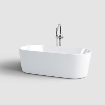 Clou InBe Vrijstaand Ligbad Ovaal 178x80x56 cm Acryl Wit Met Overloop Wit Clou Clou InBe Vrijstaand Ligbad Ovaal 178x80x56 cm Acryl Wit Met Overloop Wit Clou