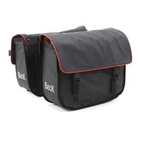 Dubbele Fietstas Organic Rode bies - thumbnail