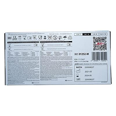 Leipold Doehle 14684-M Wegwerphandschoen 100 stuk(s) Nitril, Vinyl Maat (handschoen): 8, M - thumbnail