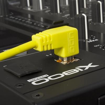 UDG U95004YL audio kabel USB 2.0 A-B haaks geel 1m