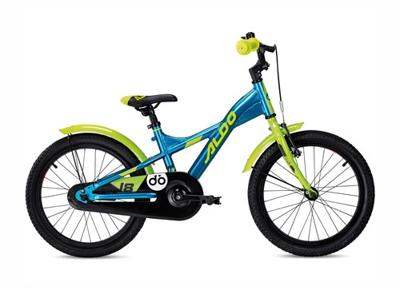 Aldo 18 inch powerbike blauw/lime 9274