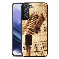 Samsung Galaxy S22 Plus Silicone Back Case Bladmuziek - thumbnail