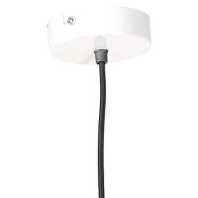 VidaXL Hanglamp rond 25 w e27 28,5 cm wit