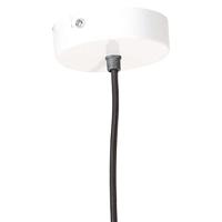 VidaXL Hanglamp rond 25 w e27 28,5 cm wit - thumbnail