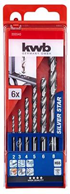 Borenset silver 2-8 mm 6dlg KWB - Kwb Borenset silver 2-8 mm 6dlg KWB - Kwb