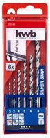 Borenset silver 2-8 mm 6dlg KWB - Kwb - thumbnail