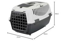 TRIXIE REISMAND CAPRI LICHTGRIJS / DONKERGRIJS 37X34X55 CM - thumbnail