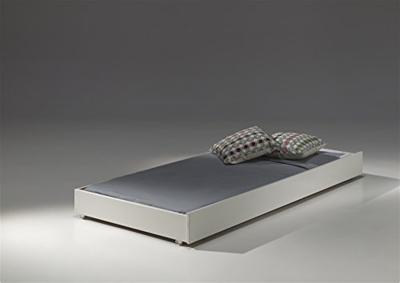 Vipack stapelbed Pino met onderbed - wit - 140x103x208 cm