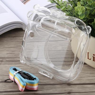 Beschermende Crystal Shell-hoes met riem voor FUJIFILM instax mini 25