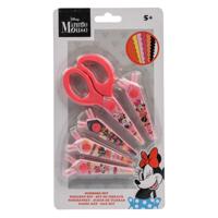 Canenco Minnie mouse kartelschaar met 5 kartelbladen - thumbnail
