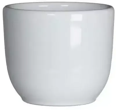 Bloempot Pot rond tusca 6.5 x 7.5 cm wit Mica - Mica decorations