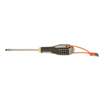 Bahco Schroevendraaier ERGO™ | met Dyneema koord | driecomponentengreep | gleuf | 1.6 mm x 10 mm x 200 mm - TAHBE-8258 Bahco Schroevendraaier ERGO™ | met Dyneema koord | driecomponentengreep | gleuf | 1.6 mm x 10 mm x 200 mm - TAHBE-8258