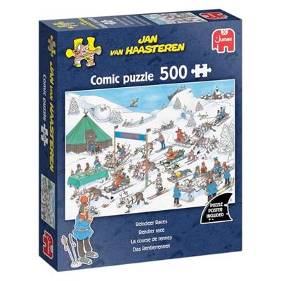 Jumbo Jan van haasteren legpuzzel - race, 500st. Jumbo Jan van haasteren legpuzzel - race, 500st.