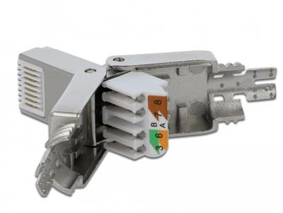 Delock 86477 RJ45-stekker Cat.6A STP zonder gereedschap Delock 86477 RJ45-stekker Cat.6A STP zonder gereedschap