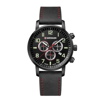 Wenger 01.1543.104 Heren Horloge Swiss-made 43mm 20 ATM