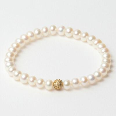 Lancaster JLA-BR-SB-6-WH 16 mm Dames armband