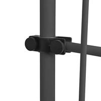 Luifel handmatig uittrekbaar met LED 150 cm antraciet - thumbnail
