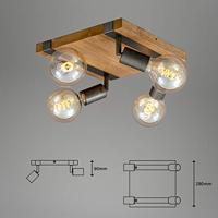 Briloner Wand- en plafondlamp (4 plek) - thumbnail