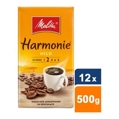 Melitta - Harmonie Mild Gemalen koffie - 12x 500g