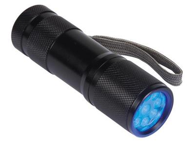 Zaklamp 9 uv-leds Velleman - Velleman