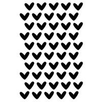 Vaessen Creative • stencil love it hartjes a5 - thumbnail