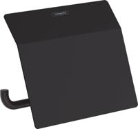 Hansgrohe Toiletrolhouder Met Klep AddStoris Mat Zwart - thumbnail