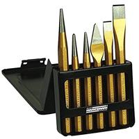 Doorslag- en beitelset in metalen bewaardoos Mannesmann 6-delig 65405 - thumbnail
