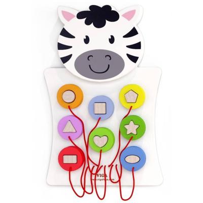 VIGA activiteitenboard, zebra, afm 36x55x3,5 cm, 1 stuk